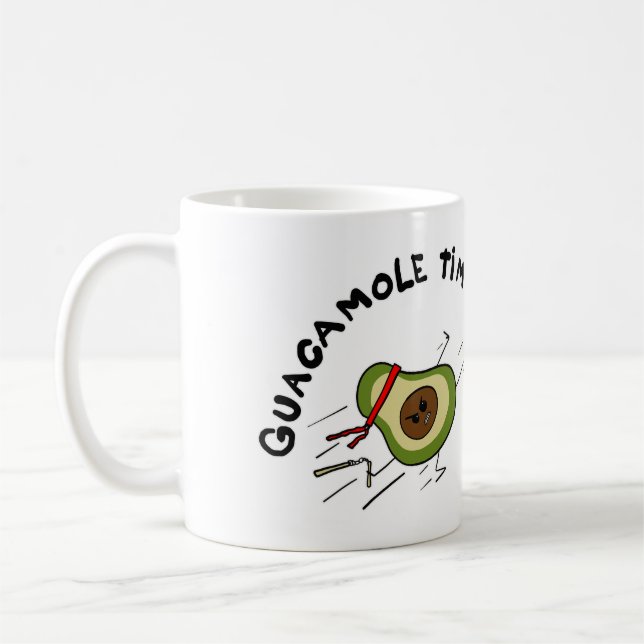Caneca De Café Horário de Guacamole (Esquerda)