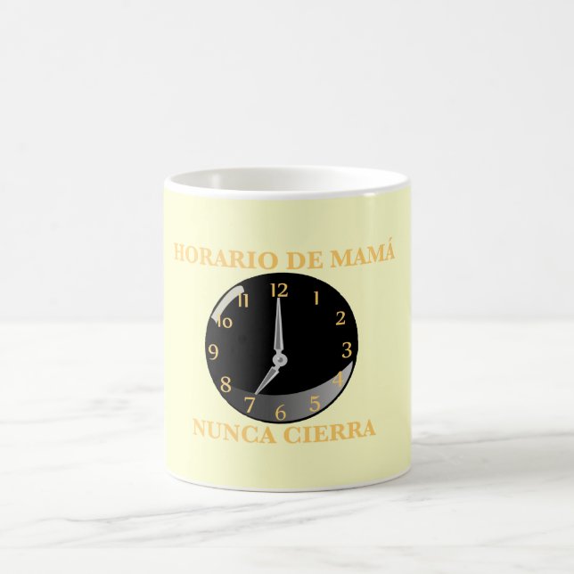 Caneca De Café Horario de Mamá, Nunca Terra (Centro)