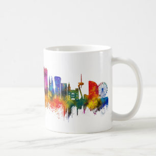 Caneca De Café Horizonte de Barcelona Espanha