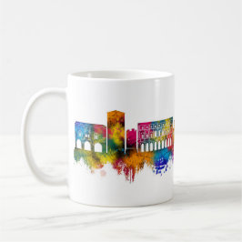 Caneca De Café Horizonte de Bergamo Itália