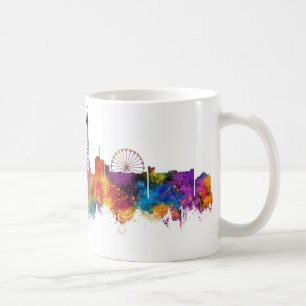 Caneca De Café Horizonte de Blackpool Inglaterra