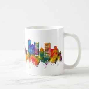 Caneca De Café Horizonte de Boston Massachusetts