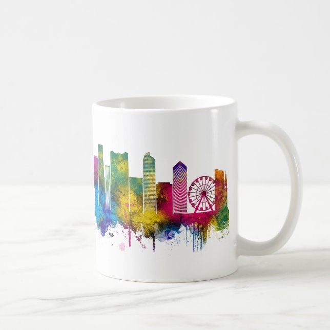 Caneca De Café Horizonte de Denver Colorado (Direita)