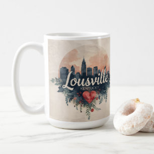 Caneca De Café Horizonte de Louisville Kentucky EUA