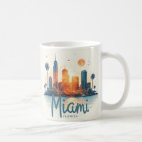 Horizonte de Miami City Flórida