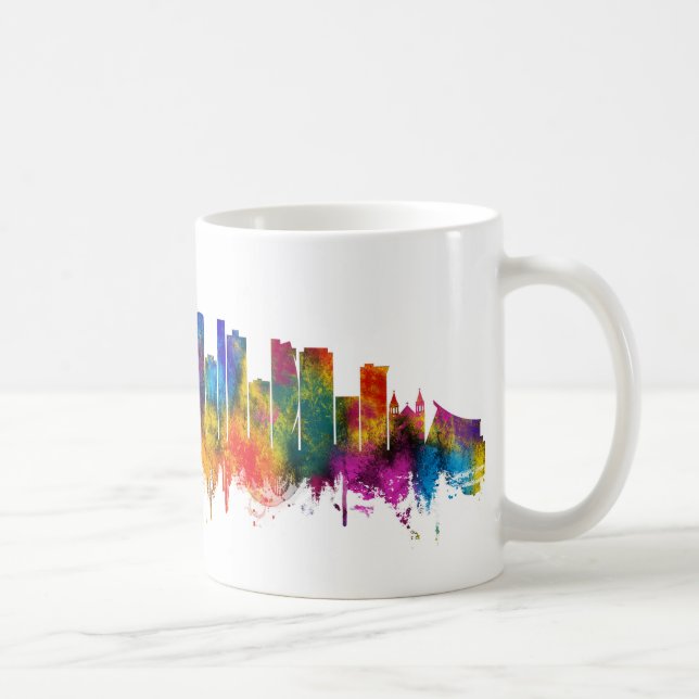 Caneca De Café Horizonte de Natal Brasil (Direita)