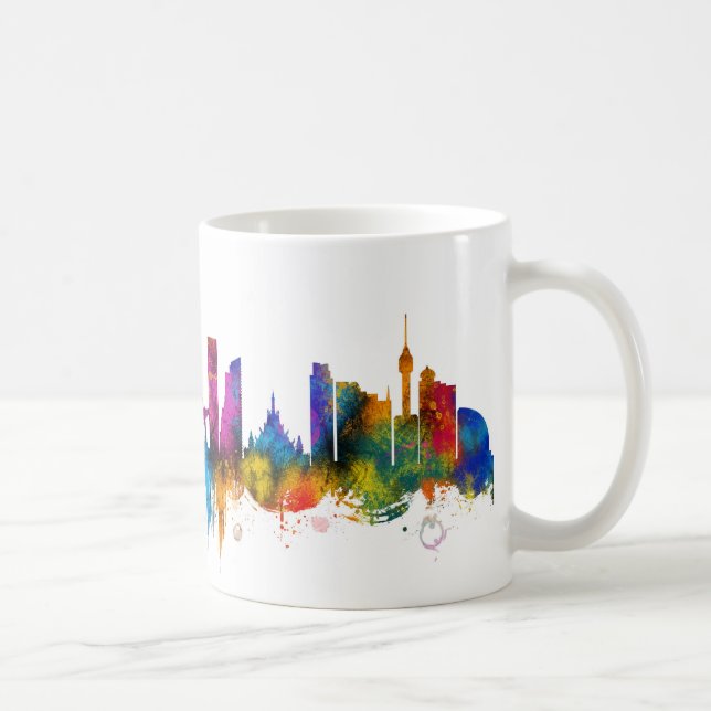 Caneca De Café Horizonte de Pattaya City (Direita)
