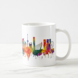 Caneca De Café Horizonte de Roterdão Holanda