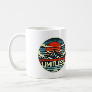 Caneca De Café Horizonte Limitado: Arte Montanheira Sunset