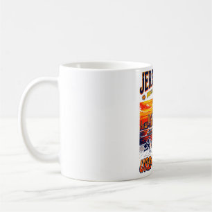 Caneca De Café Horizonte Urbano de Jersey City ao Pôr do Sol