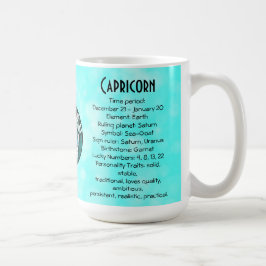 Caneca De Café Horoscope Sinal Capricórnio Aniversário