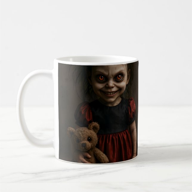 Caneca De Café Horror de Bonecas assustador (Esquerda)