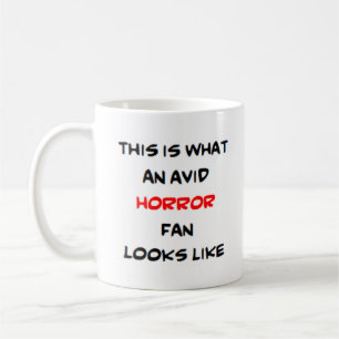 Caneca De Café horror fan, avid