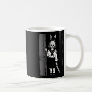 Caneca De Café Horror Garota Cerradora Bunny Mask Slasher Hallowe