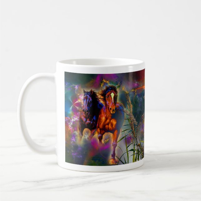 Caneca De Café Horse Fantasy (Esquerda)