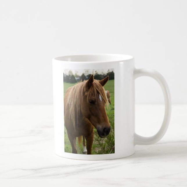 Caneca De Café Horse Hello (Direita)