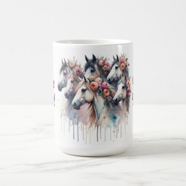 Caneca De Café Horse Lover Horse Mom Equestrian Mug (Centro)