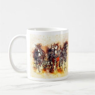 Caneca De Café Horse Team