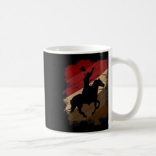 Caneca De Café Horseback do Agricultor Equestre Ocidental Ho