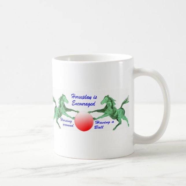 Caneca De Café Horseplay é incentivado (Direita)