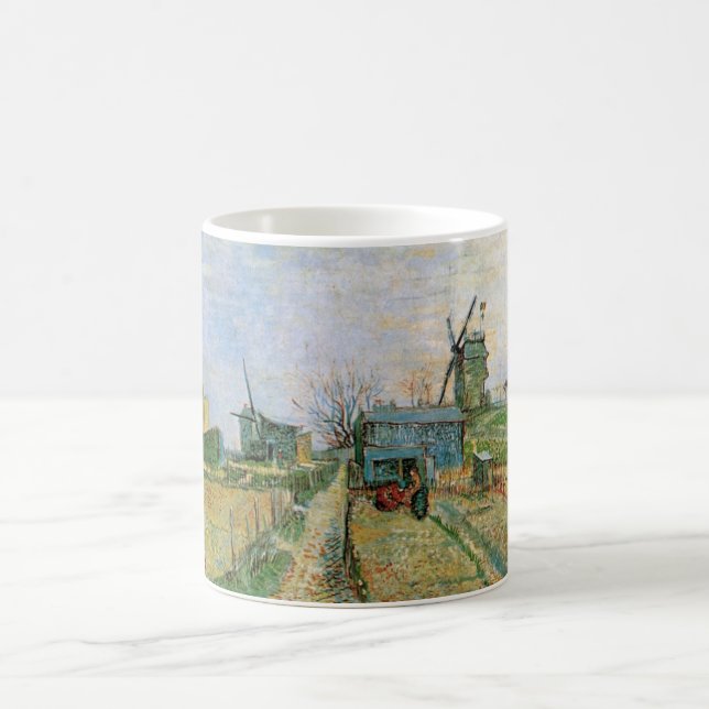 Caneca De Café Horta em Montmartre por Vincent van Gogh (Centro)