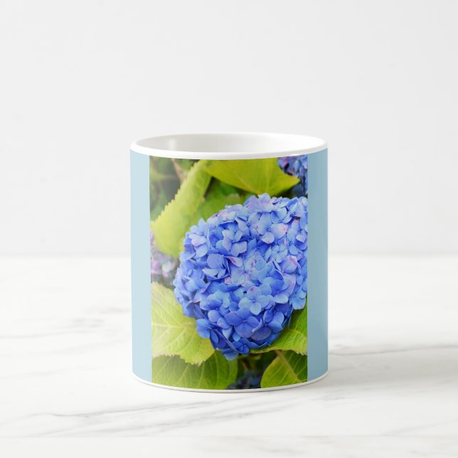 Caneca De Café Hortênsia azul (Centro)