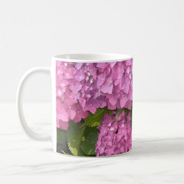 Caneca De Café Hortênsia Rosa (Esquerda)