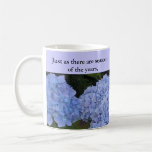 Caneca De Café Hortênsias das Estações de nossas Vidas
