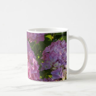 Caneca De Café Hortênsias Rosa