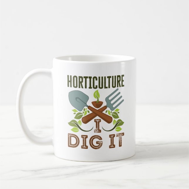 Caneca De Café Horticultura Eu Canto (Esquerda)