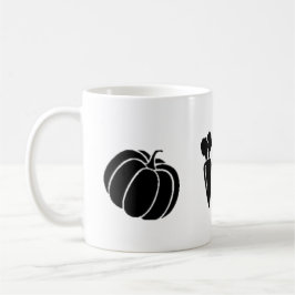 Caneca De Café hortifrutícolas-brinjal-pompkin cenoura