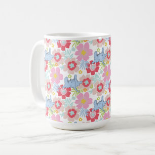 Caneca De Café Horton Hears A Who Padrão de Flor Pastel