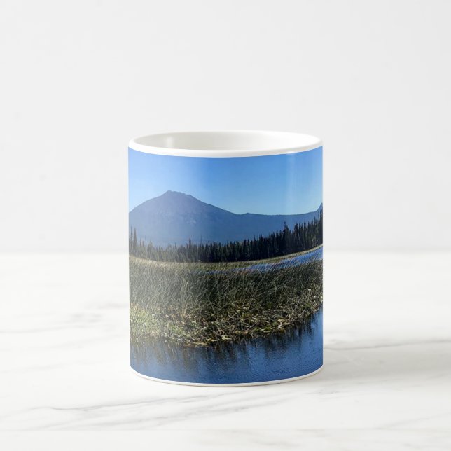 Caneca De Café Hosmer Lake no Summer, Oregon (Centro)