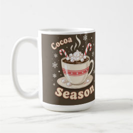 Caneca De Café Hot cocoa season holiday merry christmas