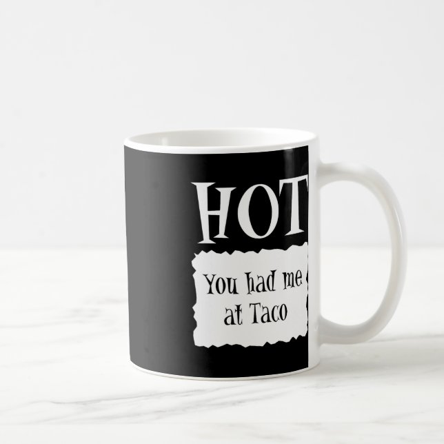 Caneca De Café HOT - Hot Packet Halloween Taco Costume 1 (Direita)