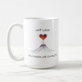 Caneca De Café Hot Lava/U Magma Life Complete (Vida útil do magma