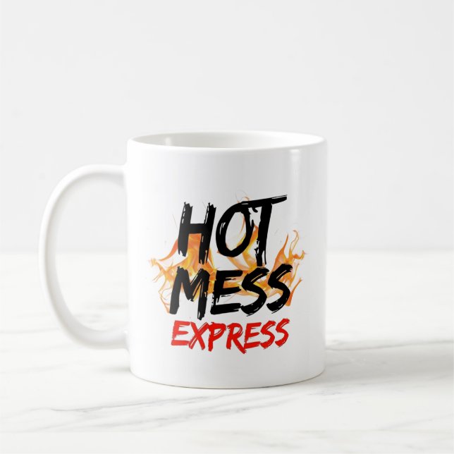 Caneca De Café Hot Mess Express (Esquerda)
