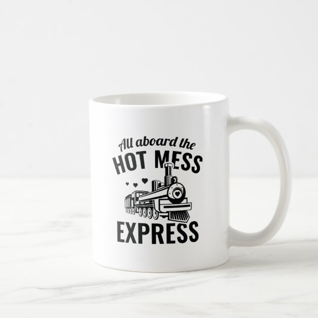 Caneca De Café Hot Mess Express (Direita)