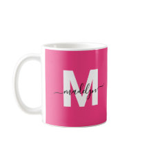 Hot Pink Monogram
