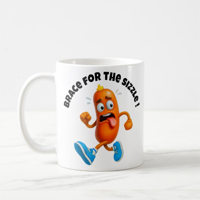 Caneca De Café Hot Sausage Escape Plan (Esquerda)