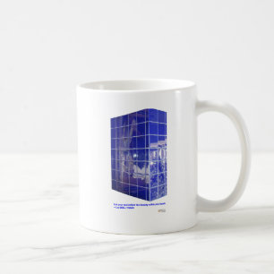 Caneca De Café Hot Springs, AR BlueTile Espelho Presentes Roupas