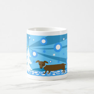 Caneca De Café Hotdog do feriado