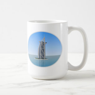Caneca De Café Hotel árabe Dubai do Al de Burj: modelo 3D: