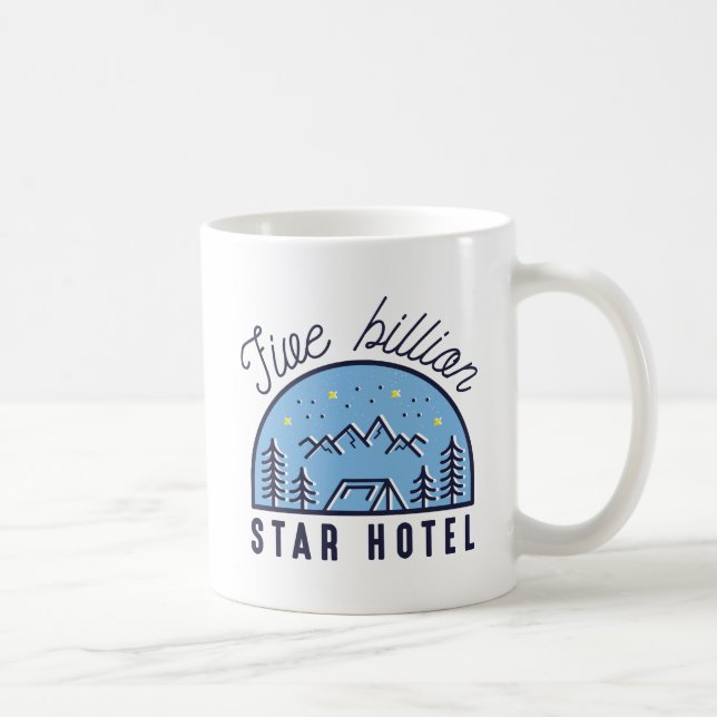 Caneca De Café Hotel de Cinco Bilhões de Estrelas (Direita)