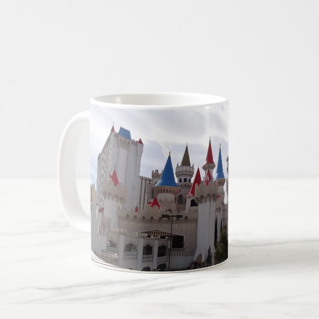Caneca De Café Hotel Excalibur #1 Mug (Frente Esquerda)