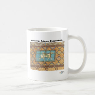 Caneca De Café HotSprings, AR Quapaw Dome Telhas II Presentes Rou