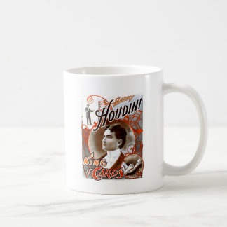 Caneca De Café Houdini - rei dos cartões