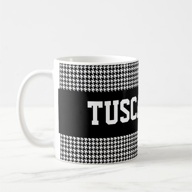 Caneca De Café Houndstooth "Tuscaloosa" (Esquerda)