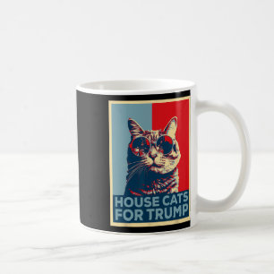 Caneca De Café House Cats For Trump 2024