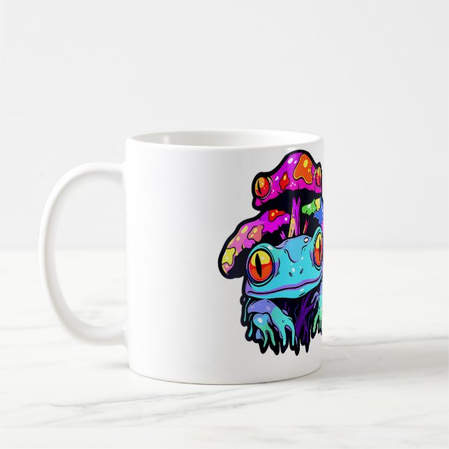 Caneca De Café House Music Dj Psychedelic Mushroom Edm (Esquerda)